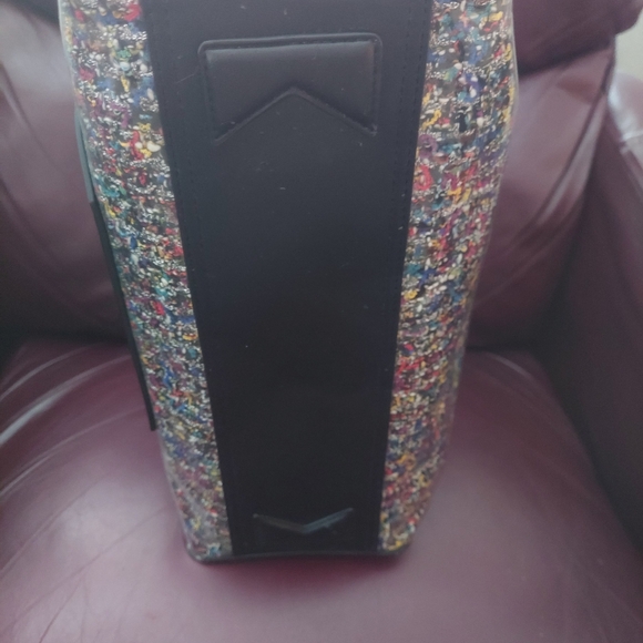 KARL LAGERFELD "Journey" Tweed Neverfull Tote, ID/Change-Purse & Dust-Bag - Picture 7 of 16